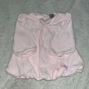 Calvin Klein 6-9 month fuzzy sweater pink baby girl